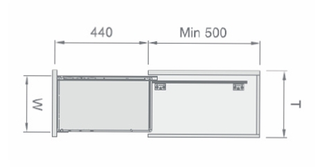 modular kitchen bottle pullout unit
