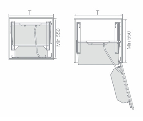 modular kitchen mini pantry unit