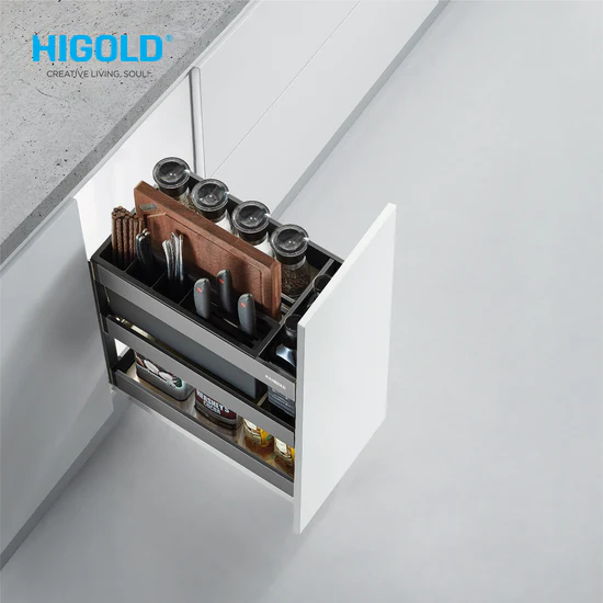 modular kitchen seasoning pullout unit
