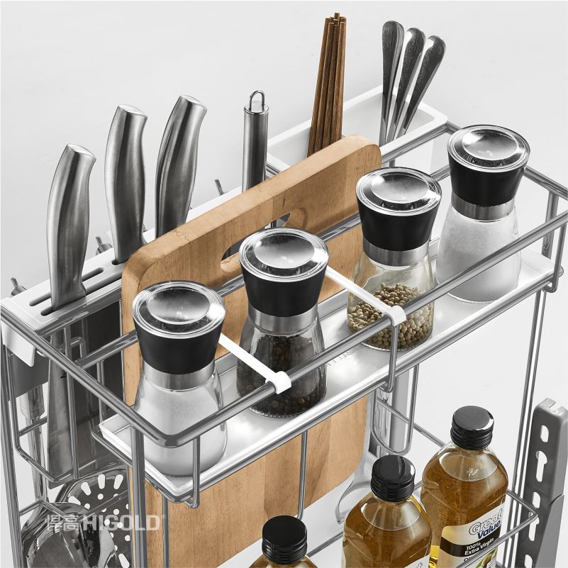 modular kitchen seasoning pullout unit