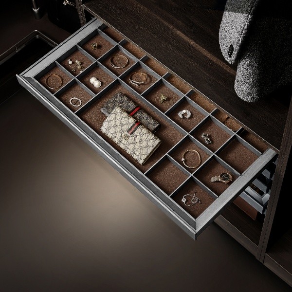 premium grey charm storage box
